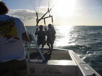 parasailing