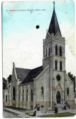 1908 - St. Michael's Catholic Church sketch
