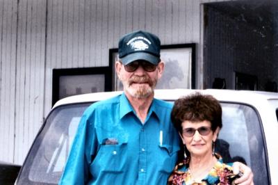 Keith and Ann Howell near their home in Lathrop, MO