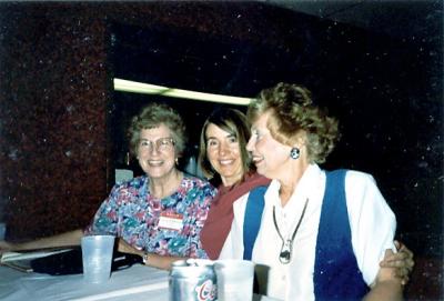 Janice (Justus) Tisthammer, Vollie (Paulsen) Roberts, Barbara (Johnson) Michael