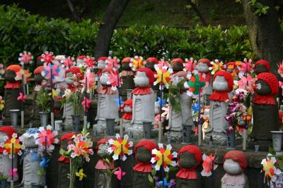 Children's memorials at the Zojoji Temple