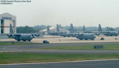 North Carolina Air Guard C-130's military aviation stock photo #6064
