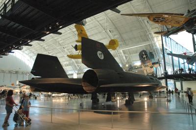 SR-71 Blackbird Tail View