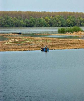 Fishing on the Danube near Smederevo