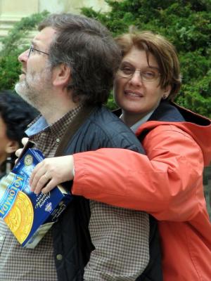 Vivian and Dimitris in Karlovy Vary