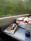 British Rail lunch - en route to Stansted airport