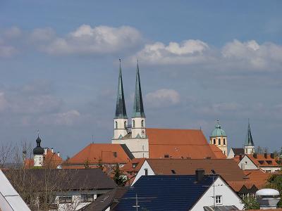 Blick Richtung Kapellplatz Alttting