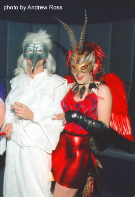 Masquerade goers 1