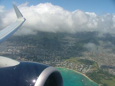 AQ442 A/C749 Passing Waikiki bound for OAK