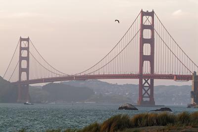 Golden Gate Bridge from Baker beach 04