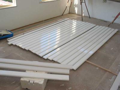 skirting boards drying