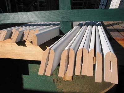 architrave boards ready to install