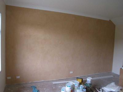 master bedroom feature wall