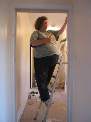 filling gaps while on a ladder