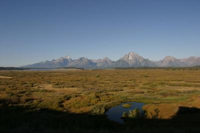 The Tetons from Jackson Lake Lodge