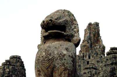 Lion at the Bayon temple