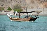 A fishing dhow at the village of Sham, Oman
