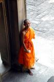 Buddhist monk at Angkor Wat
