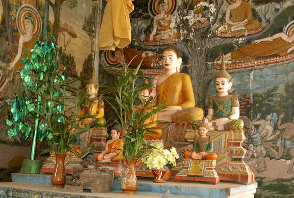 Temple at the monestary near Angkor Wat