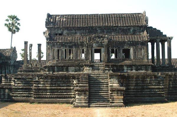 Inside the NW corner of Angkor Wat
