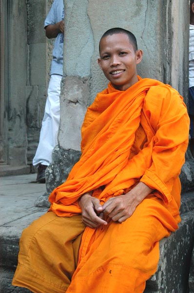 Monk at Angkor Wat