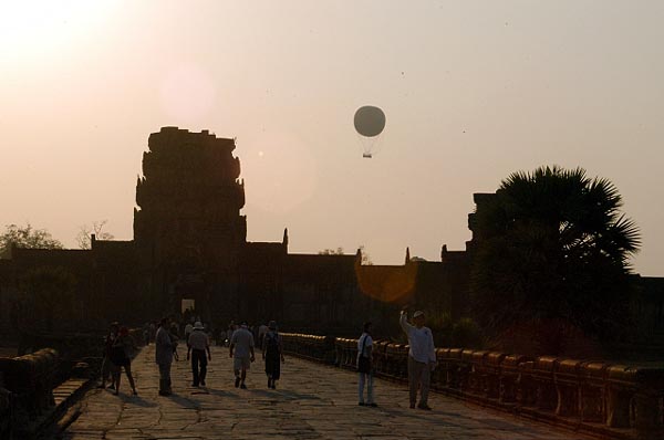 Balloon at Angkor Wat