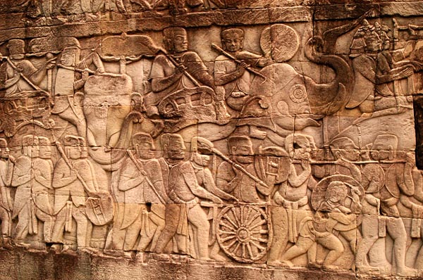 More of the 1,200 m bas-relief carvings