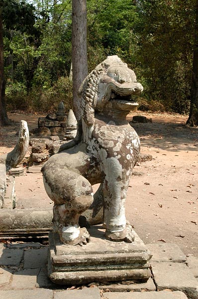 Lion, Tep Pranam, Angkor Thom