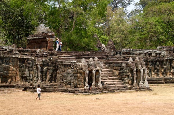 Center of the Terrace of Elephants, Angkor Thom