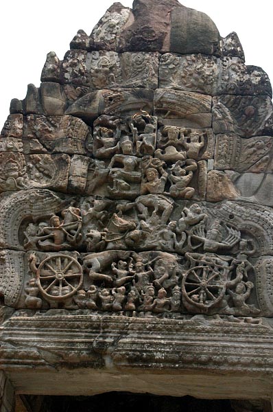 Detail of the western entrance to Preah Khan