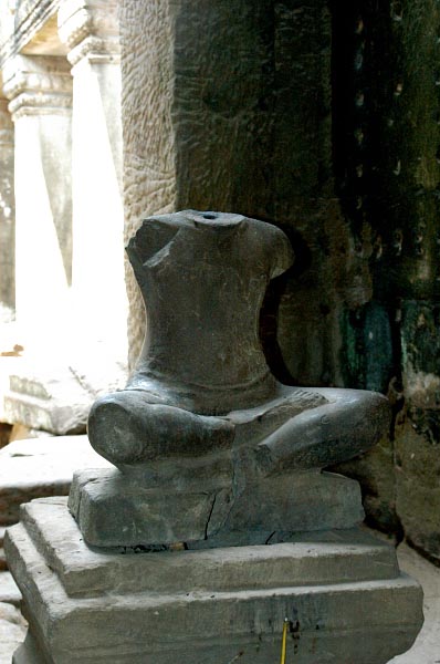 Many Buddhas in Cambodia lost their heads to the Khmer Rough who sold them in Bangkok
