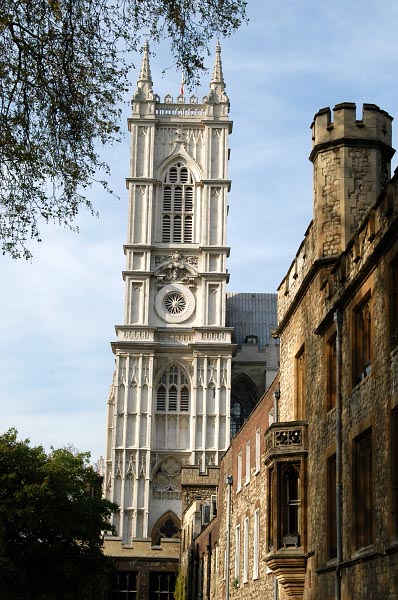 Westminster Abbey from Deans Yard