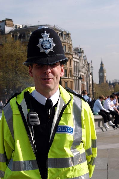 Policeman at Trafalgar Square