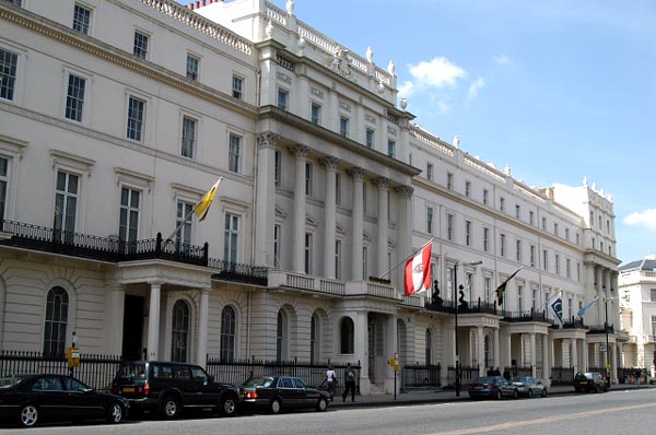 Embassy row, Belgrave Square