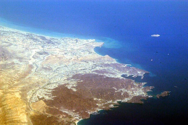 Aerial photo of Muscat, Oman