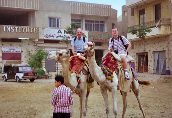 Camel ride in Giza