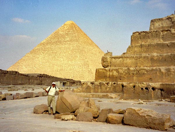 Dad at the Pyramids