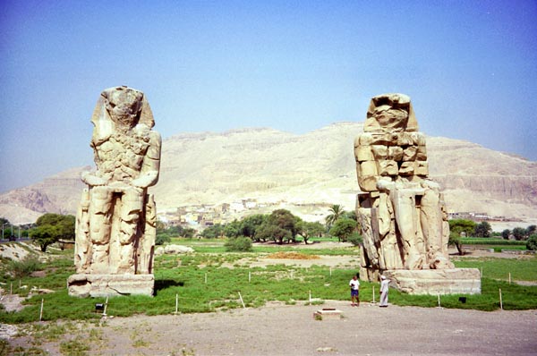 Colossi of Memnon representing Amenhotep III
