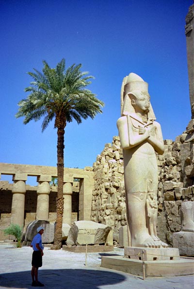 Colossuo of Rameses II, Karnak