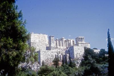 A View of the Acropolis Of Ancient Athens