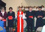 Participants - From Left - Sr. Vreni, Samira Nasswer, Bishop Riah and 2 Clergymen