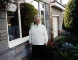 Sr. Mary Jeanne Outside Emm House in Swansea, Wales, UK