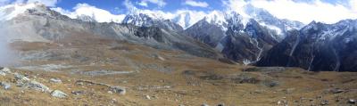 View from Tsergo Ri, Nepal