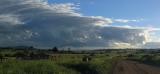 Clouds over Brooks road, Berridale