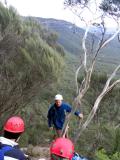 Top of the final abseil