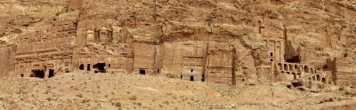 [panorama] Royal Tombs, Petra, Jordan