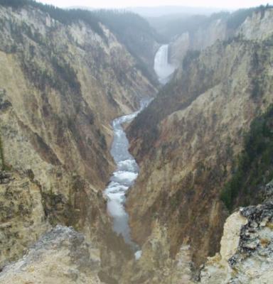 yellowstone grand canyon falls