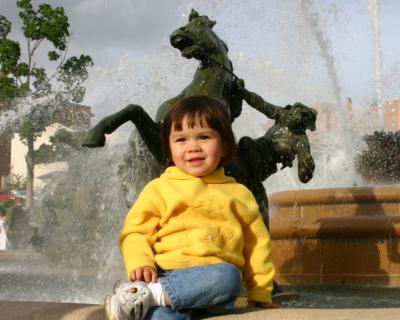 24 April 2004  Plaza Fountain
