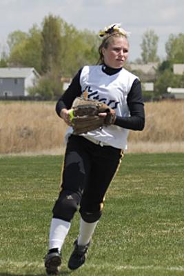 Bri making a catch