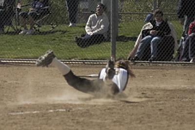 Anna making a great catch